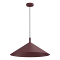 Piekaramā lustra uz kabeļa ANEGA 1xGX53/15W/230V Ø 50 cm burgundijas sarkana