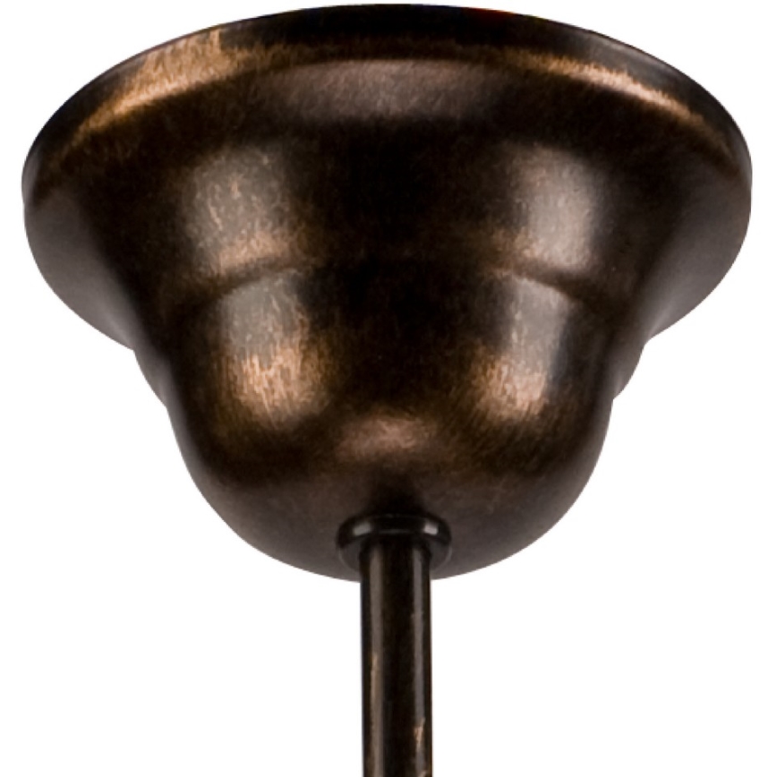 Piekaramā lustra uz ķēdes RETRO II 5xE27/60W/230V melna patina