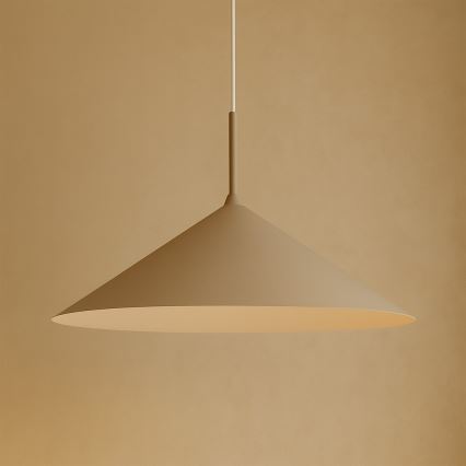 Piekaramā lustra uz troses CAPITAL 1xGX53/15W/230V Ø 60 cm bēša