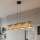 Piekaramā lustra uz vada ECO 4xE27/15W/230V bēša/ratans