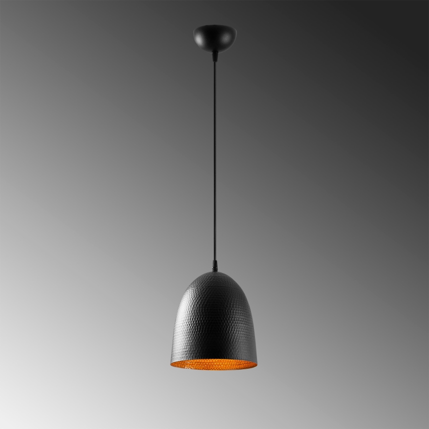 Piekaramā lustra uz vada TATTOO 1xE27/40W/230V, Ø 20 cm, melna