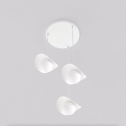 Piekaramā lustra uz vadiem RITUAL 3xG9/8W/230V balta