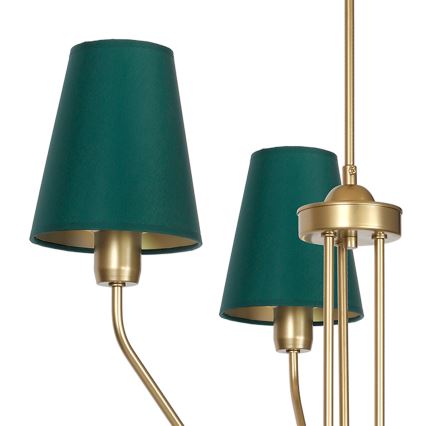 Piekarama lustra VICTORIA 3xE27/60W/230V zaļš