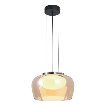 Piekaramais gaismeklis ar kabeli INSIEME 1xGX53/10W/230V Ø 35 cm dūmakaini bēšs