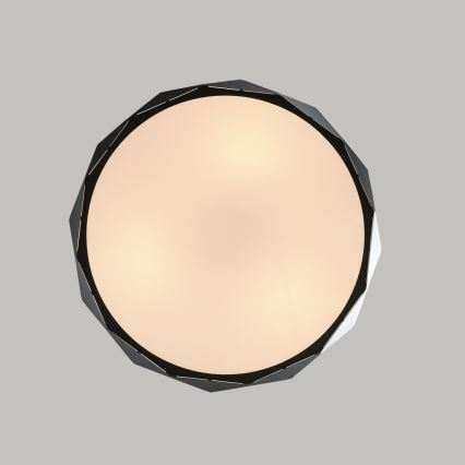 Piekaramais gaismeklis REUS uz stieples, 3x E27/40W/230V, Ø 47 cm, melns