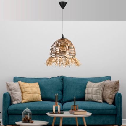 Piekaramais gaismeklis RUYO 1xE27/40W/230V brūns