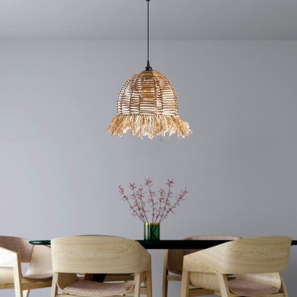 Piekaramais gaismeklis RUYO 1xE27/40W/230V brūns