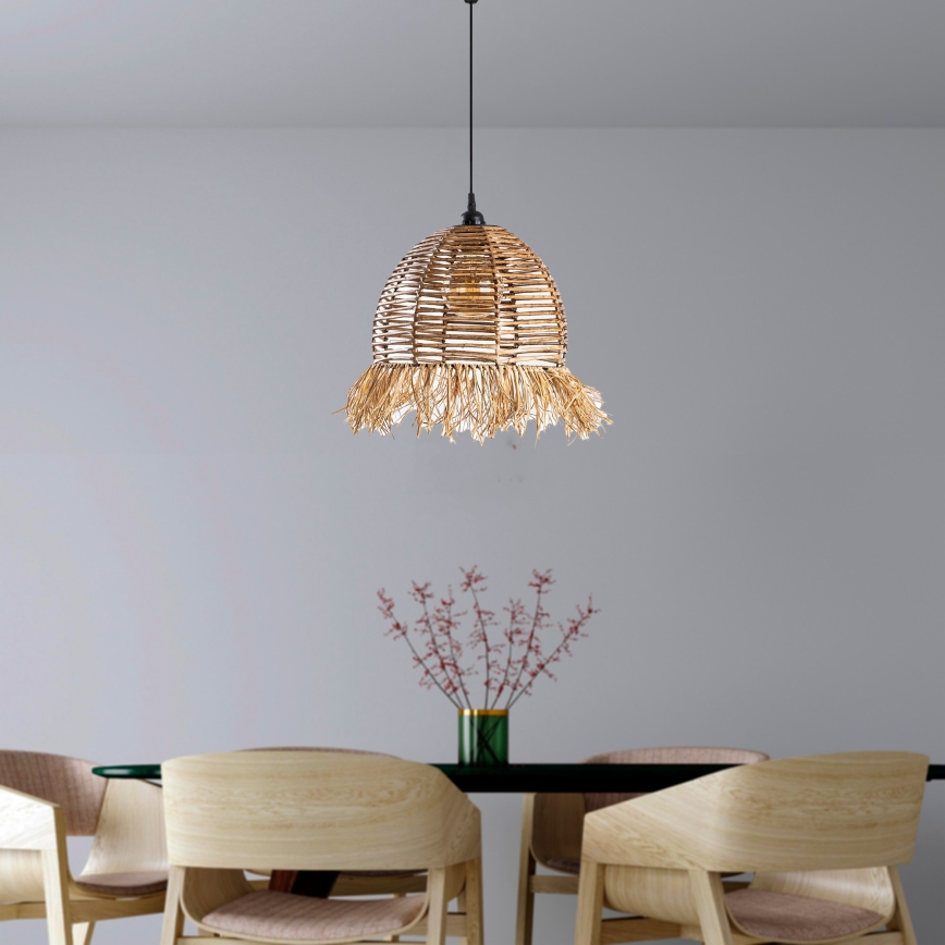 Piekaramais gaismeklis RUYO 1xE27/40W/230V brūns