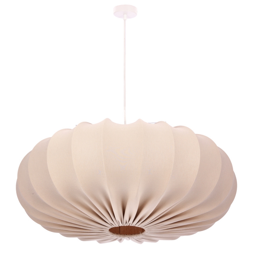 Piekaramais gaismeklis uz vada CAFEE 1xE27/40W/230V diam. 66 cm bēšs