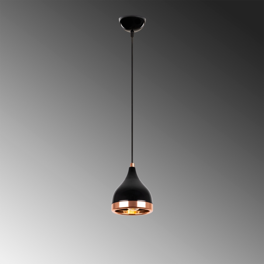 Piekare YILDO ar vienu E27/40W/230V melnā/misiņa
