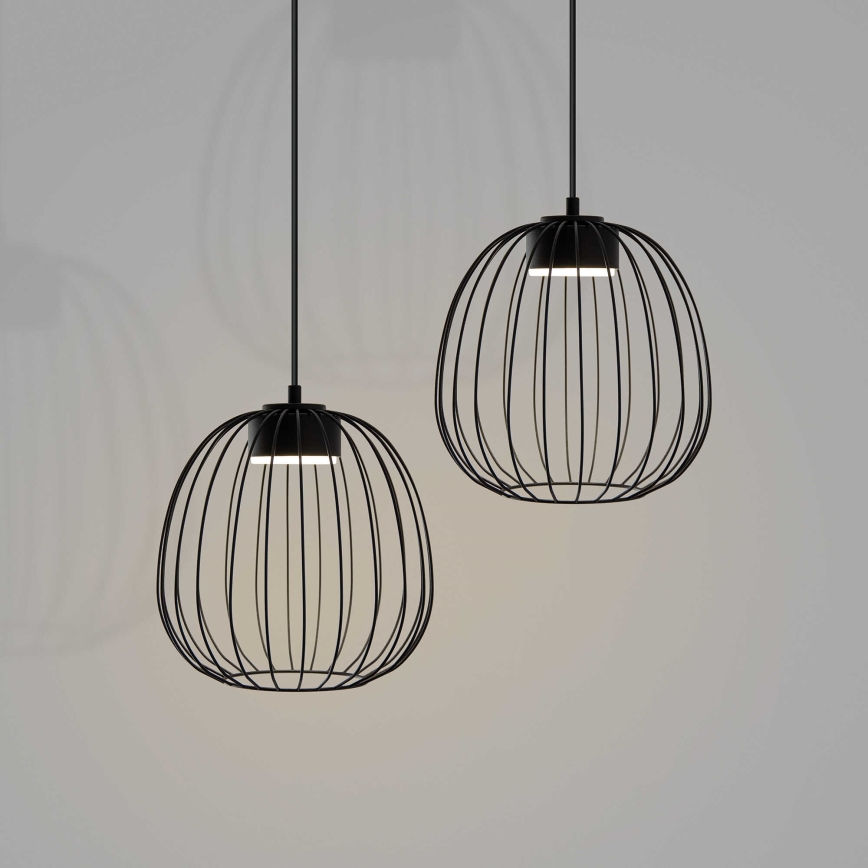 Piekarināmā lampa OVELLA 1xGX53/10W/230V Ø 25 cm melna