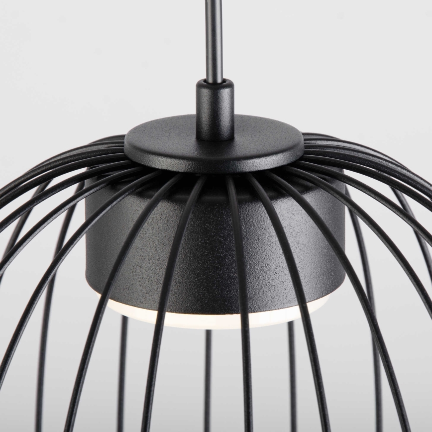 Piekarināmā lampa OVELLA 1xGX53/10W/230V Ø 25 cm melna