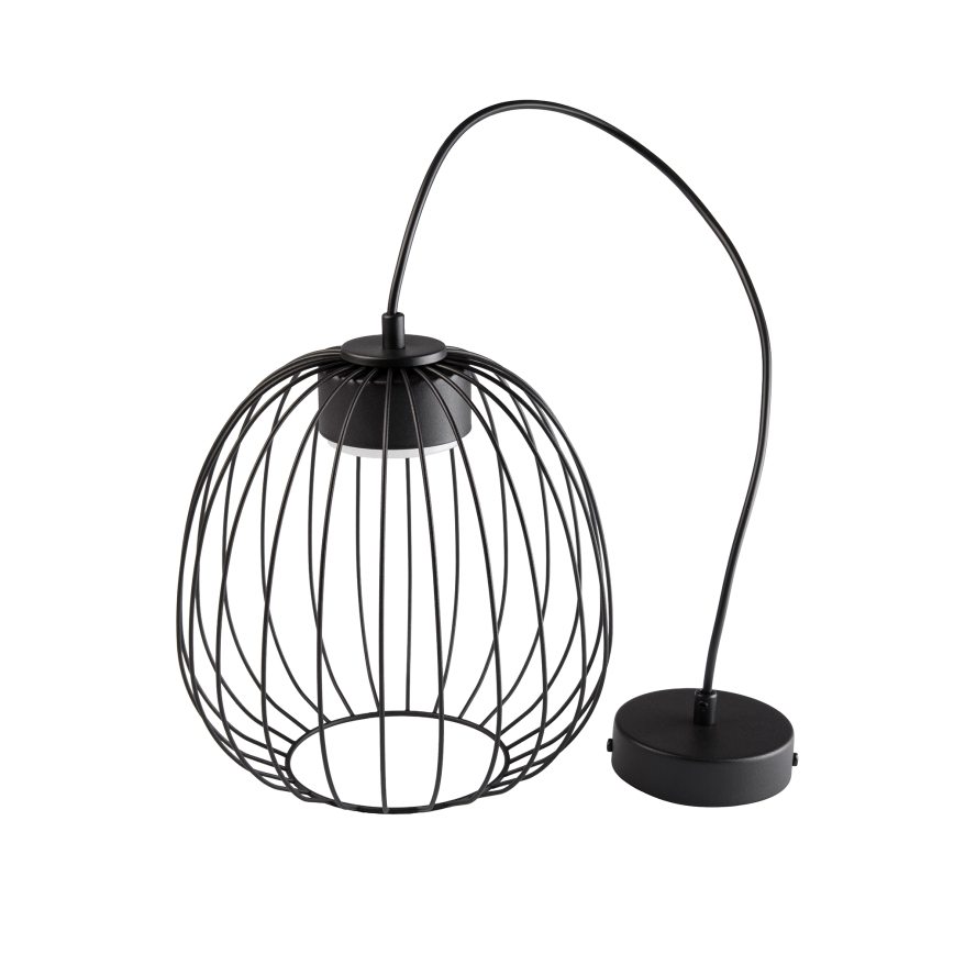 Piekarināmā lampa OVELLA 1xGX53/10W/230V Ø 25 cm melna