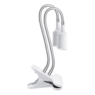 Pielāgojama galda lampa ar stiprinājumu augu audzēšanai PLANTY 2xE27/30W/230V balta
