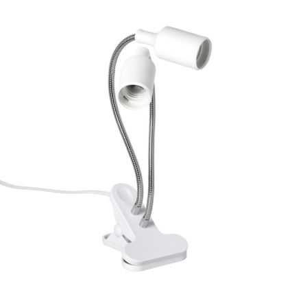 Pielāgojama galda lampa ar stiprinājumu augu audzēšanai PLANTY 2xE27/30W/230V balta