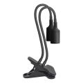 Pielāgojama galda lampa ar stiprinājumu augu audzēšanai PLANTY 2xE27/30W/230V melna