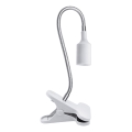 Pielāgojama galda lampa ar stiprinājumu CLIP 1xE27/30W/230V balta