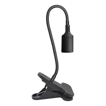 Pielāgojama galda lampa ar stiprinājumu CLIP 1xE27/30W/230V melna