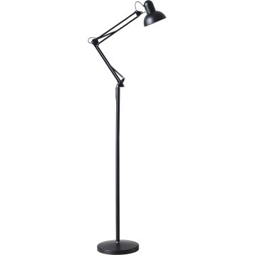 Pielāgojama grīdas stāvlampa AURIQ 1xE27/60W/230V 184 cm melna
