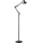 Pielāgojama grīdas stāvlampa AURIQ 1xE27/60W/230V 184 cm melna