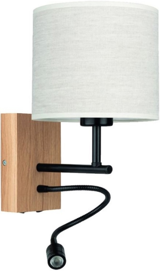 Pielāgojama lampa BOHO 1xE27/25W + LED/1W/230V ozols