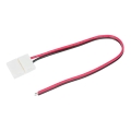 Pielāgojams vienpusējs savienotājs 2 kontaktu LED joslām 10 mm