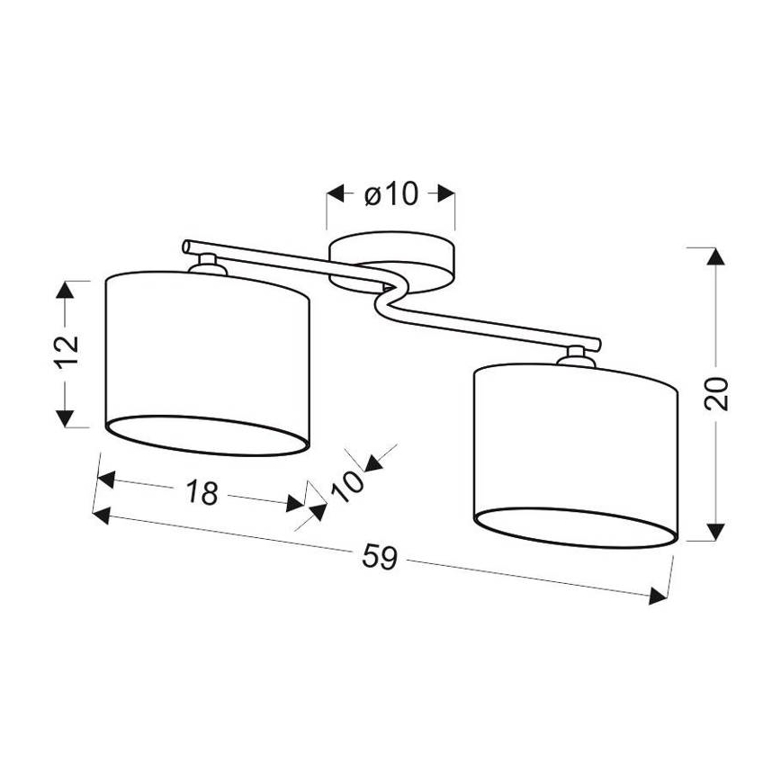Pieliekama lustra BAN 2xE14/40W/230V