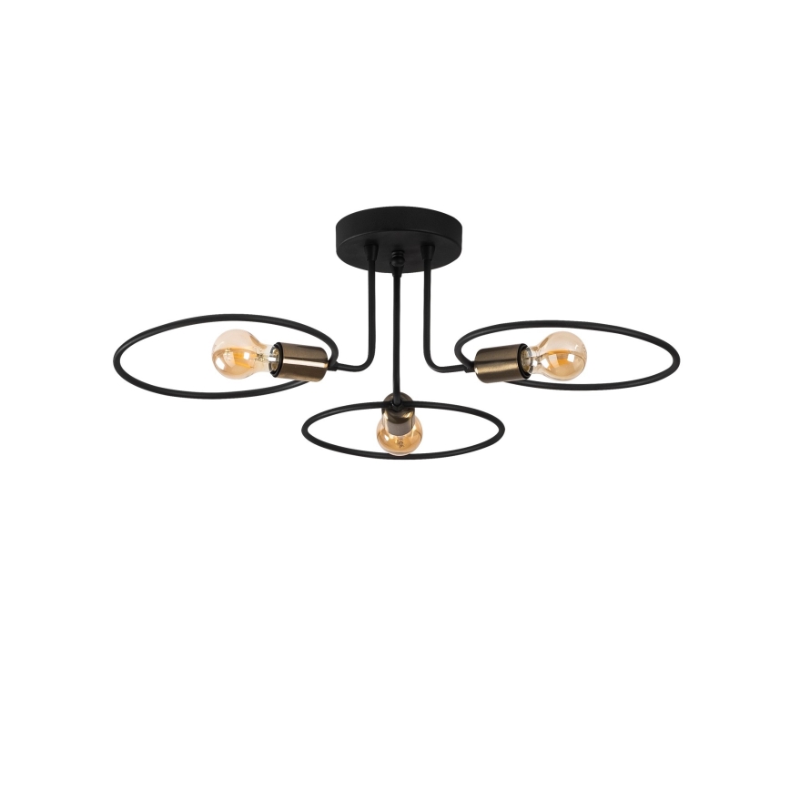 Pieliekama lustra CIRCLE 3xE27/40W/230V