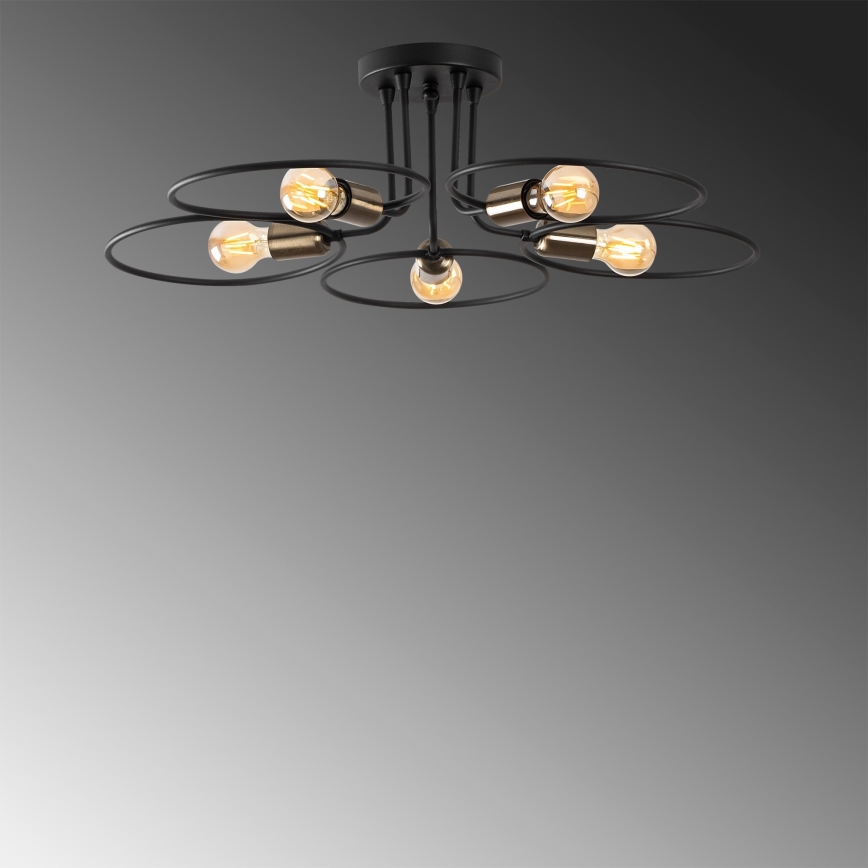 Pieliekama lustra CIRCLE 5xE27/40W/230V