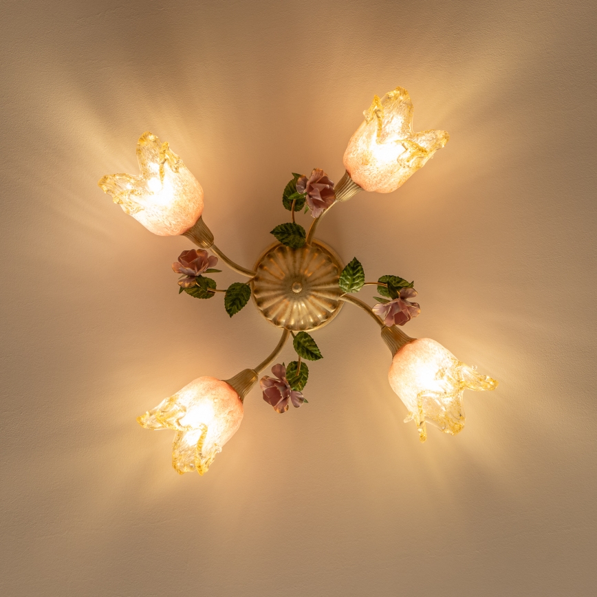 Pieliekama lustra FIORINTINO 4xE14/40W/230V