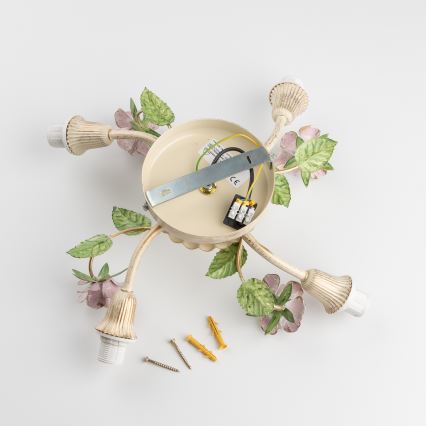 Pieliekama lustra FIORINTINO 4xE14/40W/230V