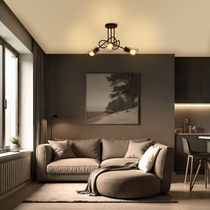 Pieliekama lustra OXFORD 3xE27/15W/230V