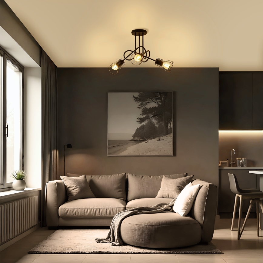 Pieliekama lustra OXFORD 3xE27/15W/230V