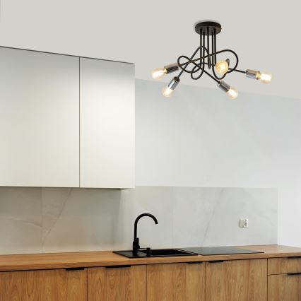Pieliekama lustra OXFORD 5xE27/15W/230V