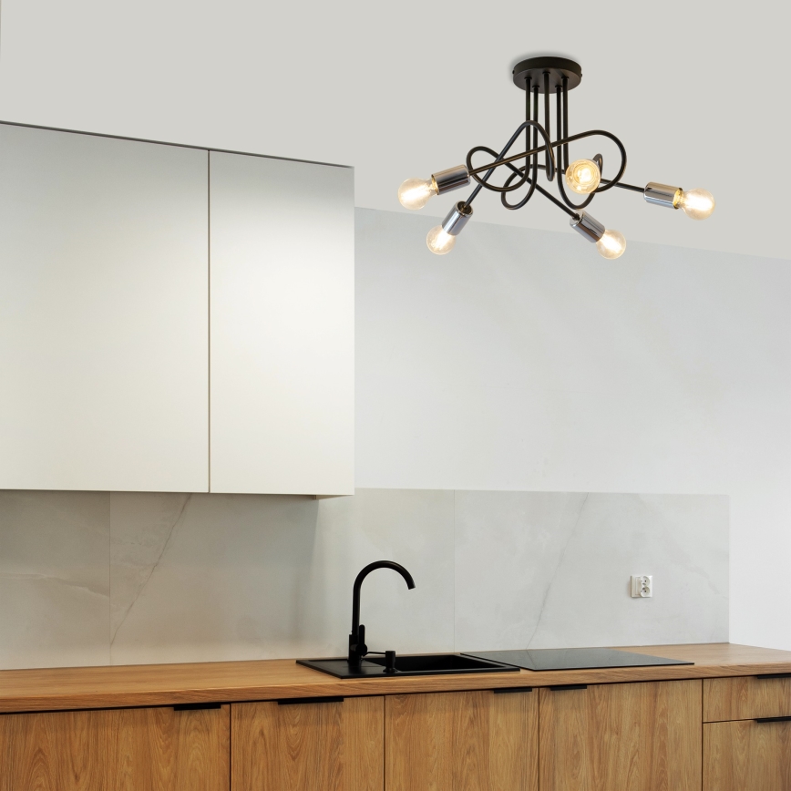 Pieliekama lustra OXFORD 5xE27/15W/230V