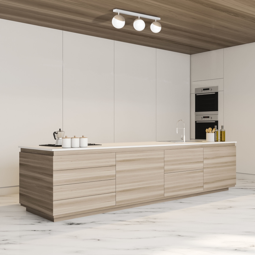 Pieliekama lustra SFERA WOOD 3xE14/40W/230V