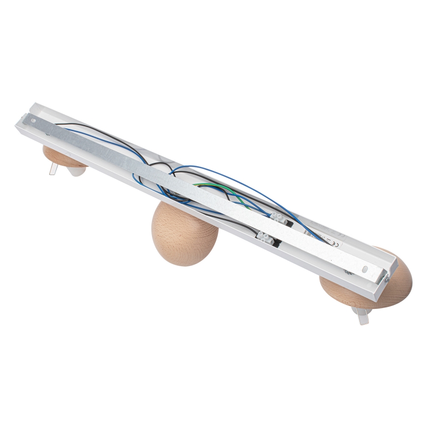 Pieliekama lustra SFERA WOOD 3xE14/40W/230V