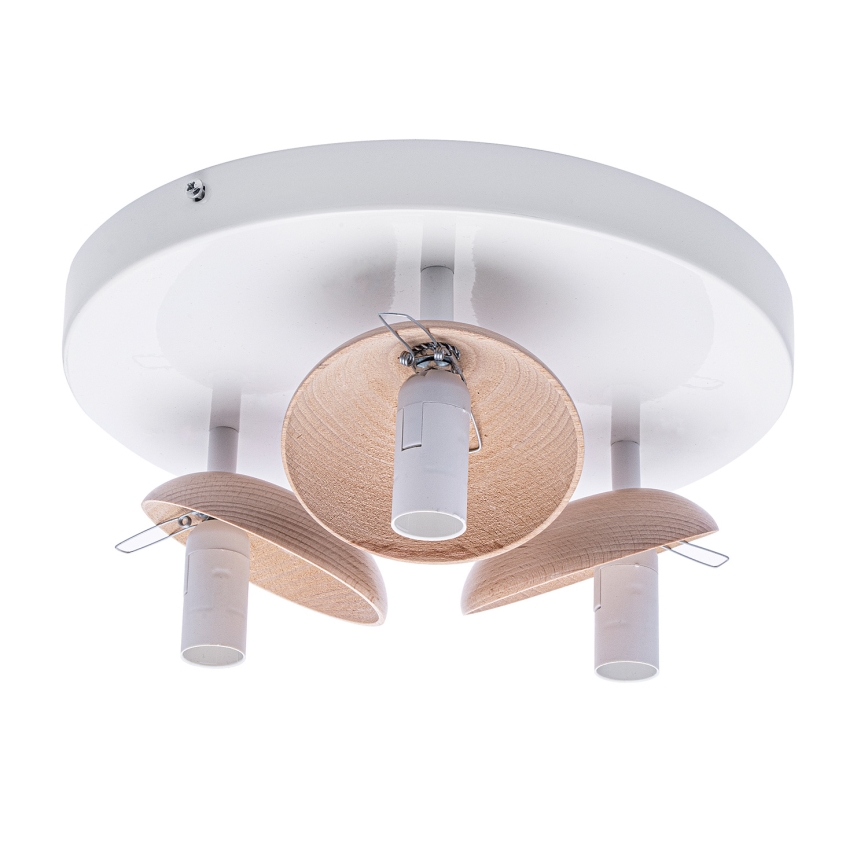 Pieliekama lustra SFERA WOOD 3xE14/40W/230V