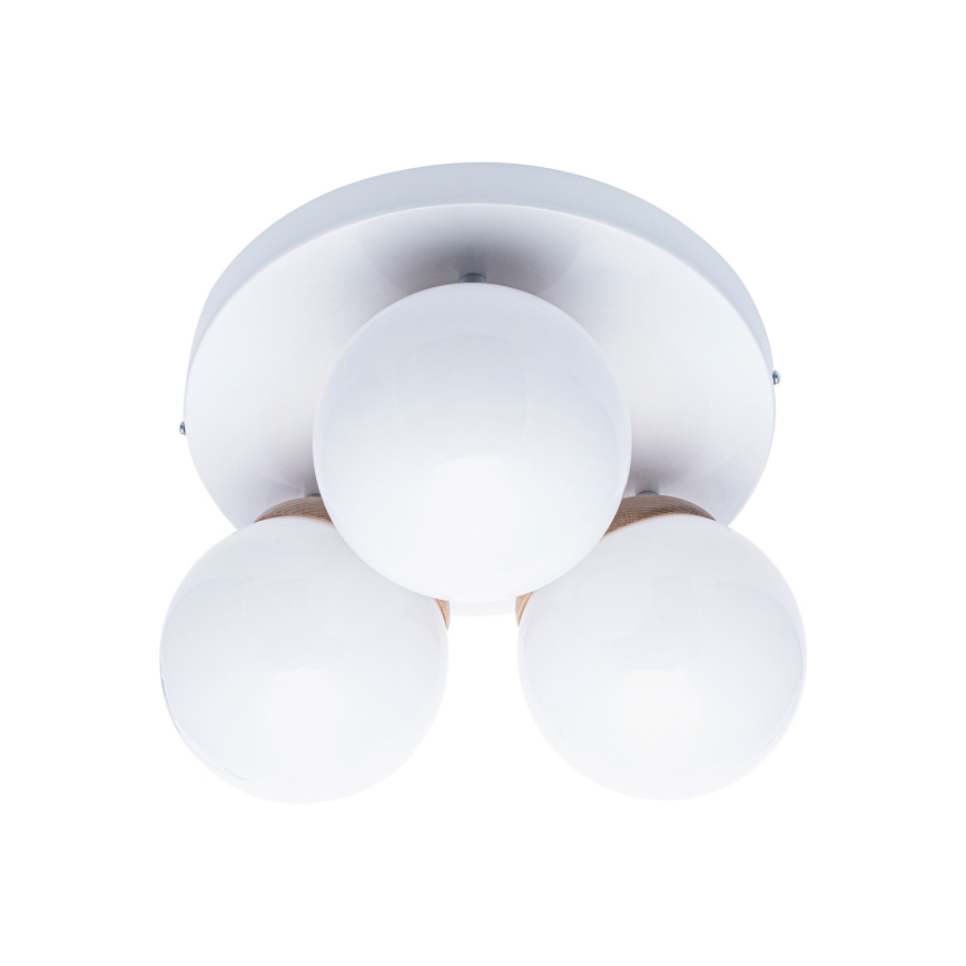 Pieliekama lustra SFERA WOOD 3xE14/40W/230V