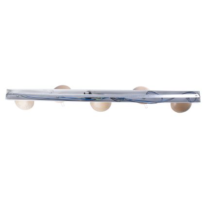 Pieliekama lustra SFERA WOOD 5xE14/40W/230V