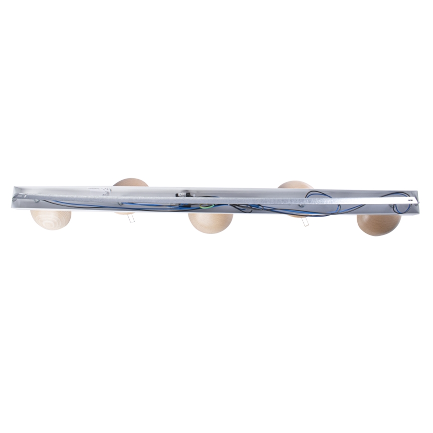 Pieliekama lustra SFERA WOOD 5xE14/40W/230V