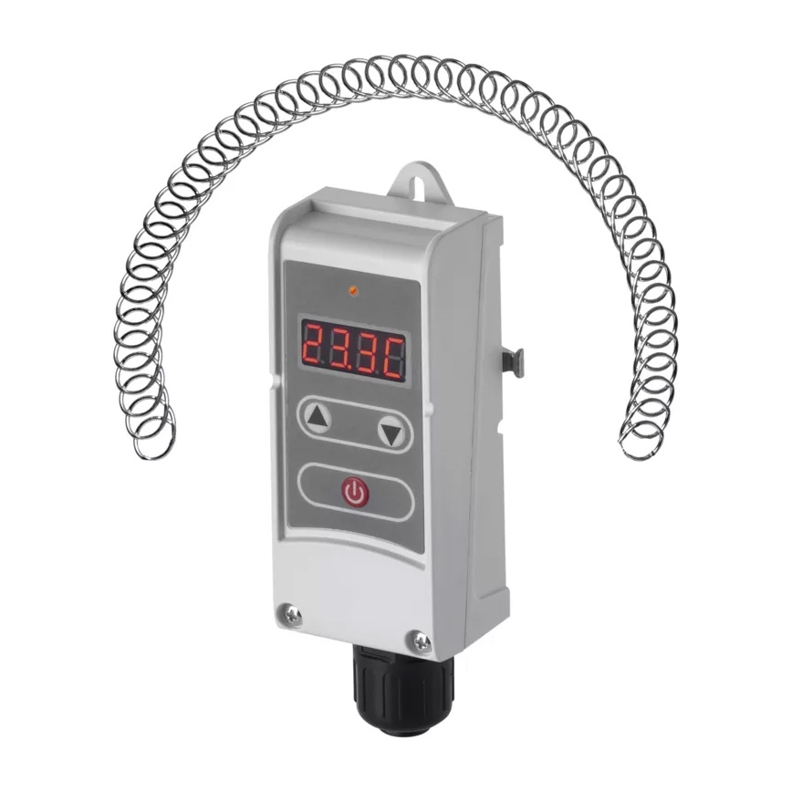 Pieliekams digitālais termostats 230V