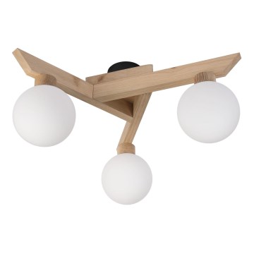 Piestiprināma griestu lampa ANTONIO 3xG9/5W/230V ozola/balta