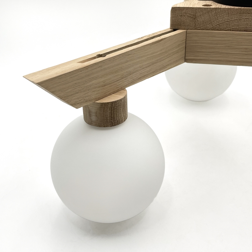 Piestiprināma griestu lampa ANTONIO 3xG9/5W/230V ozola/balta