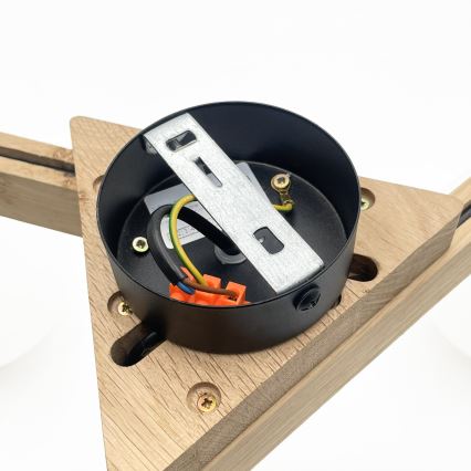 Piestiprināma griestu lampa ANTONIO 3xG9/5W/230V ozola/balta