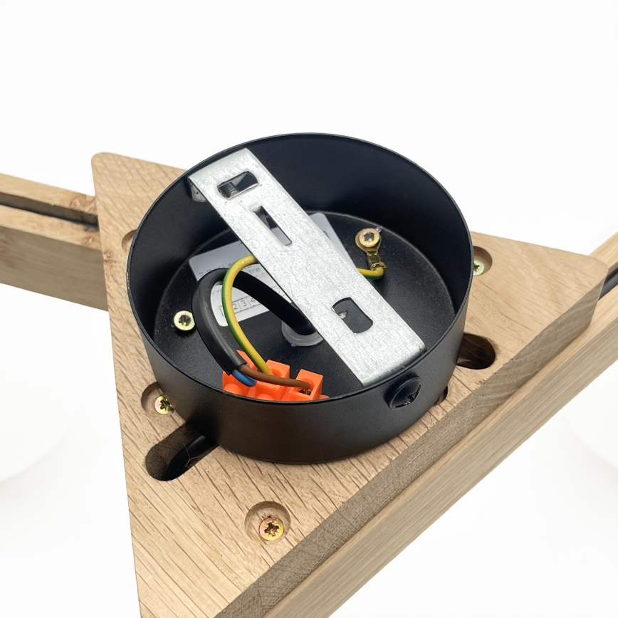 Piestiprināma griestu lampa ANTONIO 3xG9/5W/230V ozola/balta