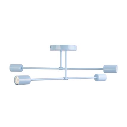 Piestiprināma griestu lampa CAMBRIDGE 4xE27/15W/230V zila