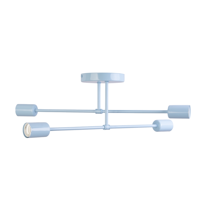 Piestiprināma griestu lampa CAMBRIDGE 4xE27/15W/230V zila