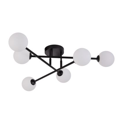 Piestiprināma griestu lampa DORADO 6xG9/28W/230V melna
