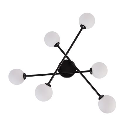 Piestiprināma griestu lampa DORADO 6xG9/28W/230V melna